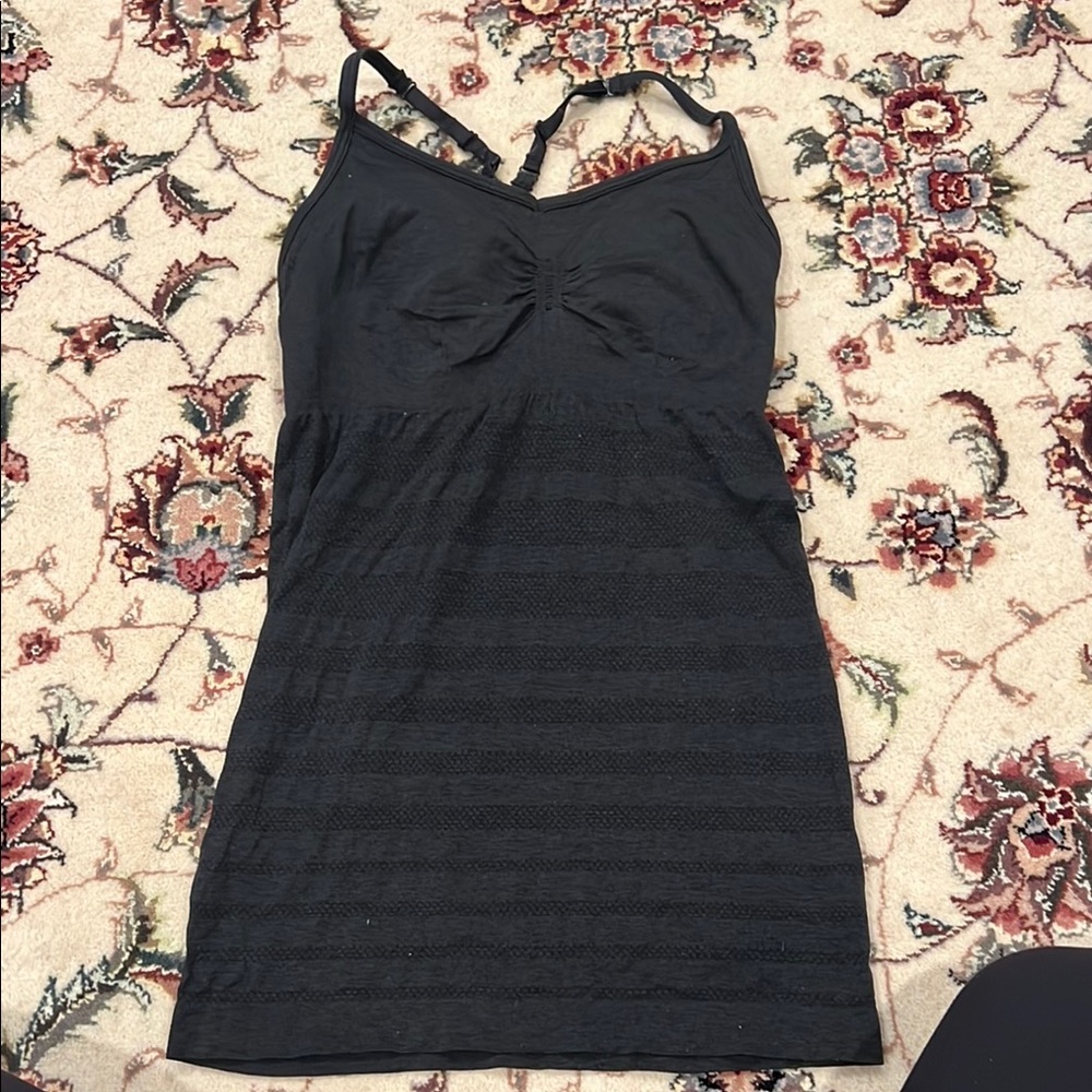 Lululemon Black Tank, with Adjustable Straps